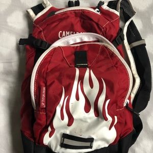 Red Camelbak hydration backpack, no bladder